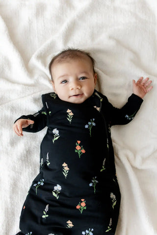 Sleep Bag in Midnight Wildflower 1.0