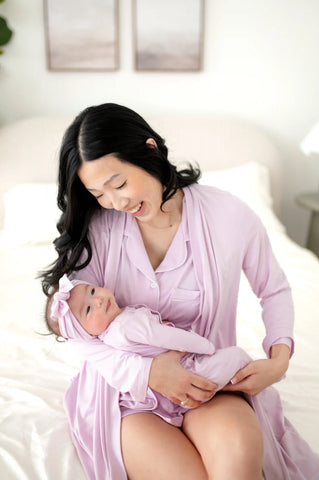 Women's Short Sleeve Pajama Set in Thistle