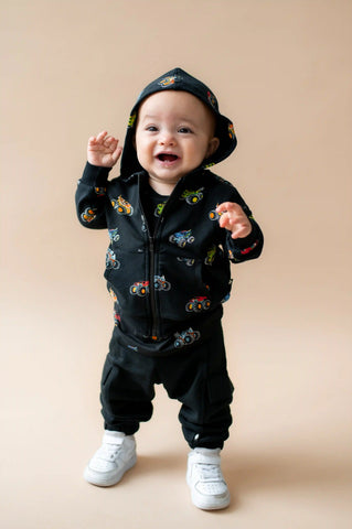 Zip-Up Hoodie in Monster Truck