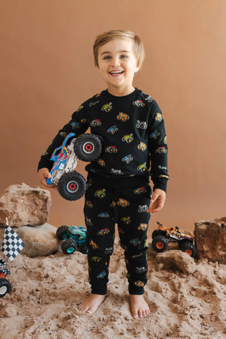 Long Sleeve Jogger Set in Monster Truck