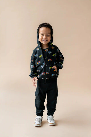 Zip-Up Hoodie in Monster Truck