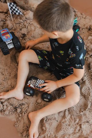 Toddler Basic Tee in Monster Truck