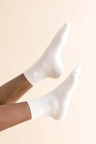 Adult Crew Socks in Oat