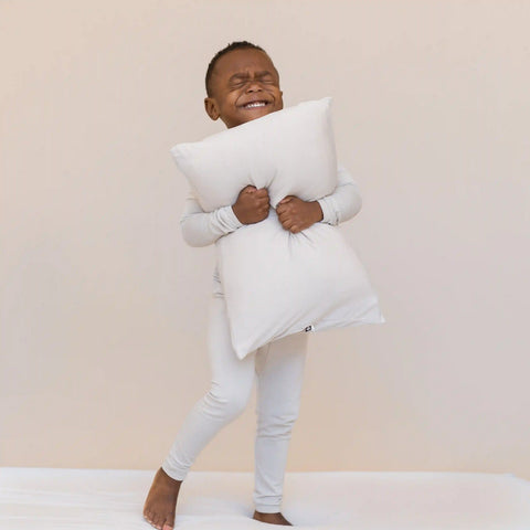 Long Sleeve Pajamas in Oat