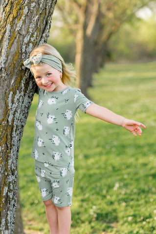 Short Sleeve Pajamas in Koala