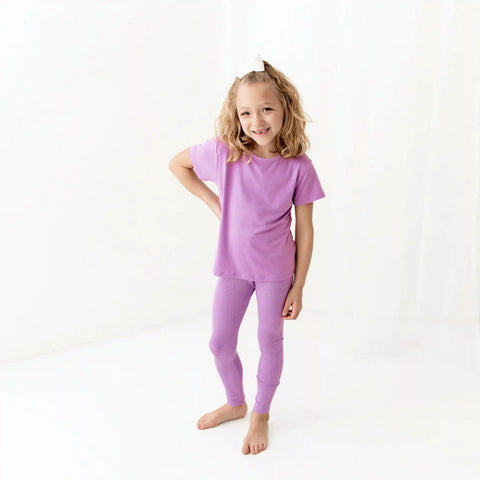 Ribbed Leggings in Poi