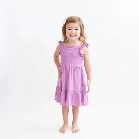 Smocked Dress in Poi