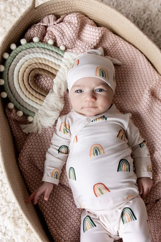 Take Me Home Set with Cap in Retro Rainbow