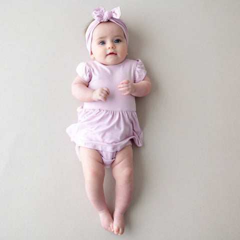 Twirl Bodysuit Dress in Thistle