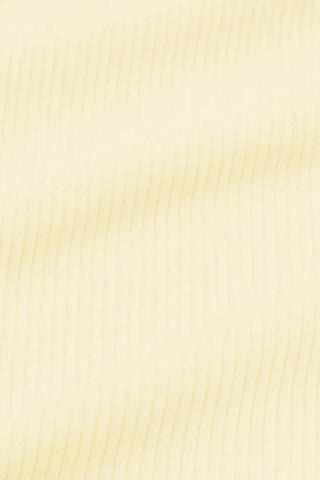 Ribbed Sleeveless Shortall in Chamomile
