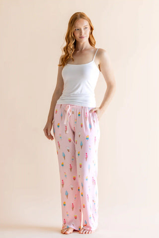 Women's Lounge Pants in Sakura Ice Cream