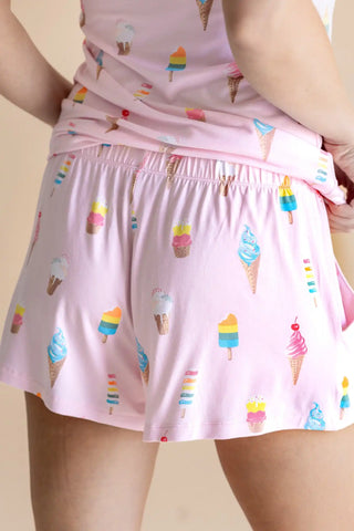 Women's Tank Set in Sakura Ice Cream