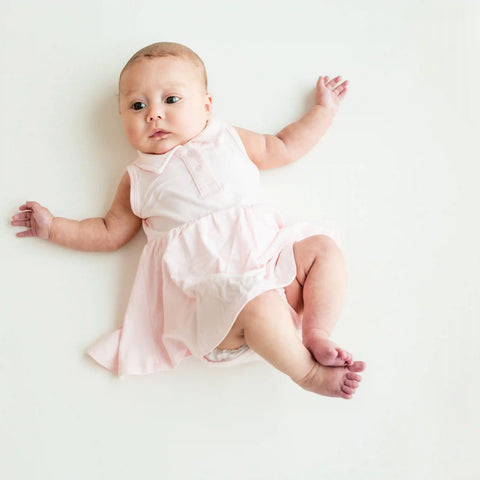 Polo Bodysuit Dress in Sakura