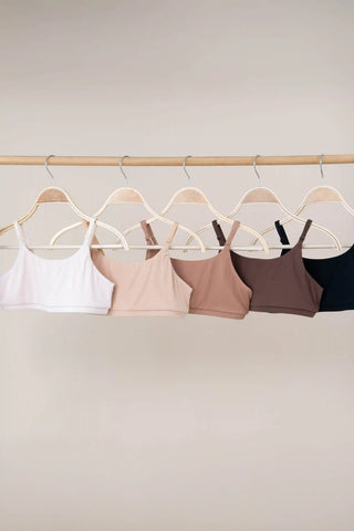 Women's Scoop Neck Bralette in Midnight