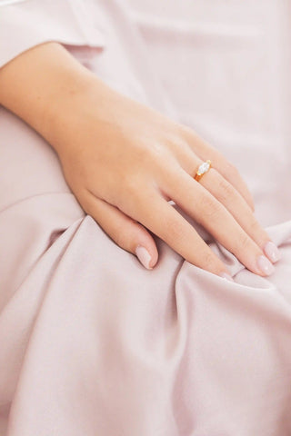 Bamboo Sateen Sheet Set in Rose Quartz