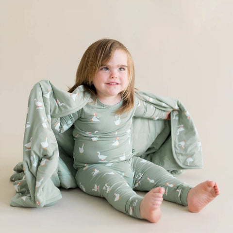 Toddler Blanket in Silly Goose 1.0