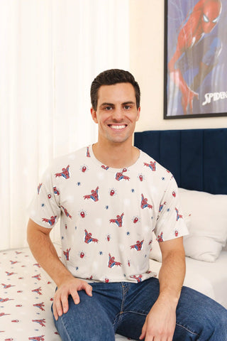 Men's Crew Neck Tee in Spider-Man