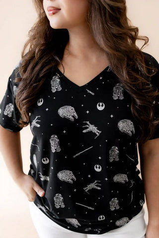 Women's Oversized V-Neck Tee in STAR WARS™