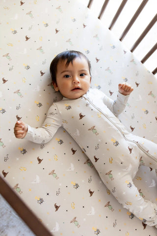 Crib Sheet in Starry Icon