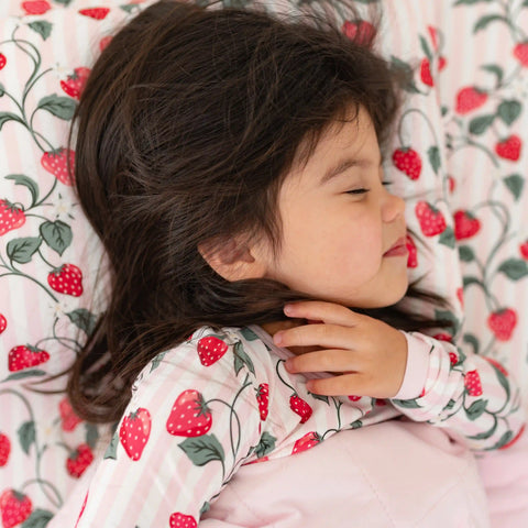 Toddler Pillowcase in Strawberry Fields