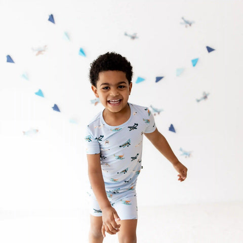 Short Sleeve Pajamas in Take Off