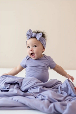 Baby Blanket in Taro 1.0