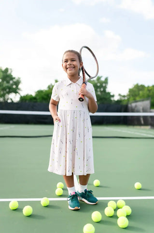 Polo Dress in Tennis