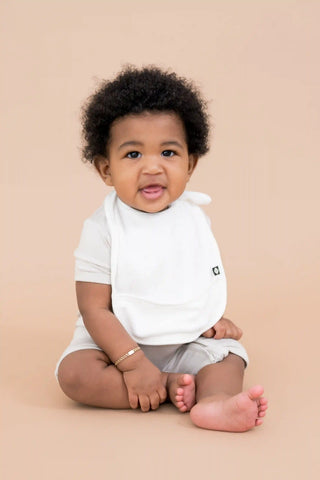Terry Pocket Bib in Cloud