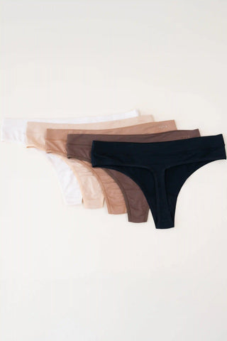 Women's Thong in Toffee