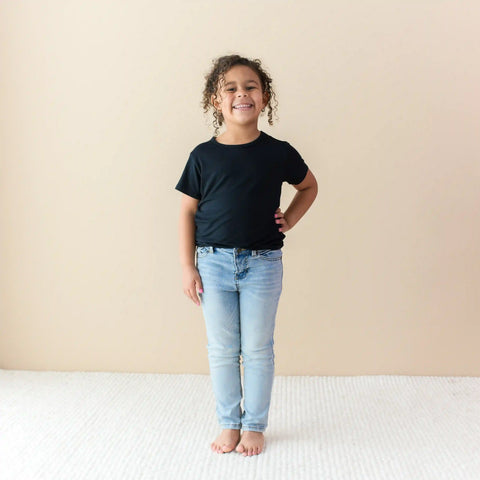 Toddler Basic Tee in Midnight