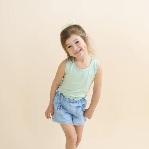 Toddler Tank Top in Basil