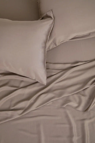 Bamboo Sateen Sheet Set in Truffle