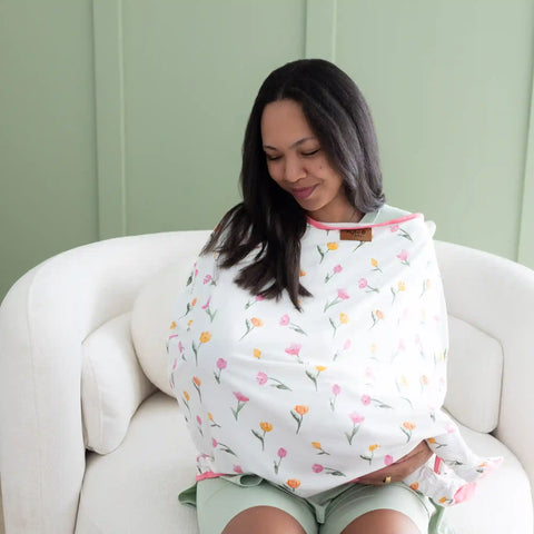 Car Seat Cover in Tulip