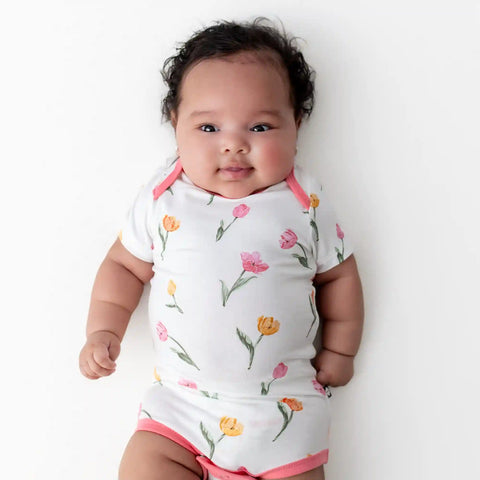 Bodysuit in Tulip