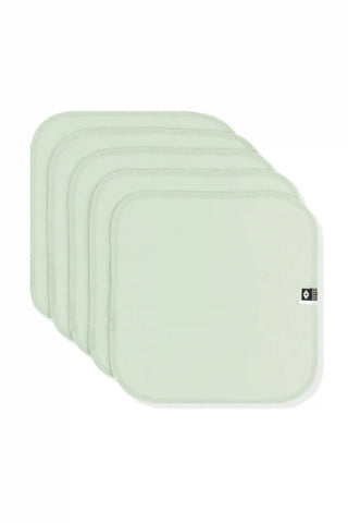 Washcloth 5-Pack in Basil