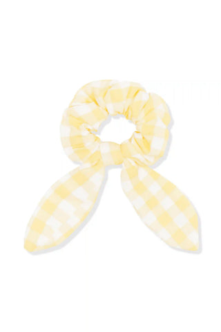 Scrunchie in Gingham Chamomile