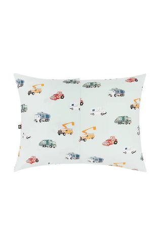Toddler Pillowcase in City Vehicles