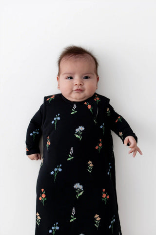 Sleep Bag in Midnight Wildflower 2.5