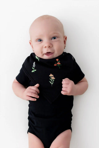 Bib in Midnight Wildflower