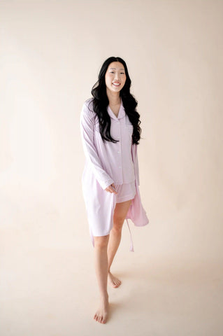 Women's Lounge Robe in Thistle