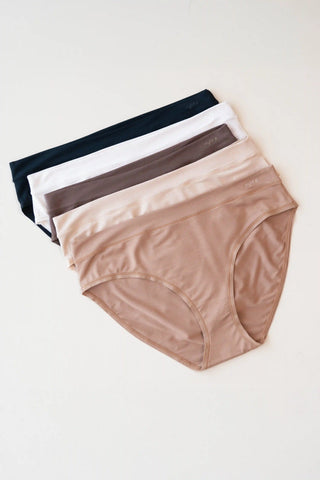 Women's Midi Brief in Midnight