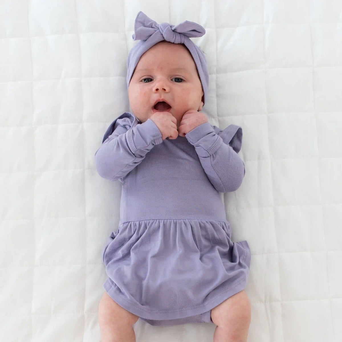 Knotted Bow Headband in Taro