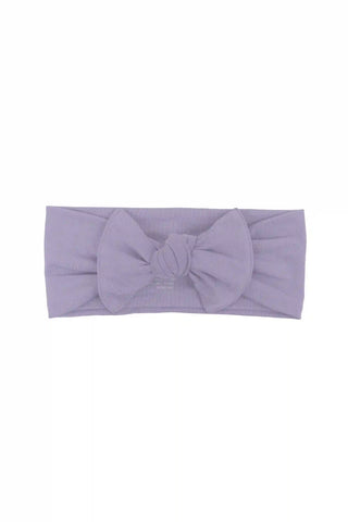Knotted Bow Headband in Taro