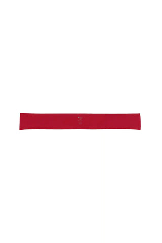 Knotted Bow Headband in Cardinal