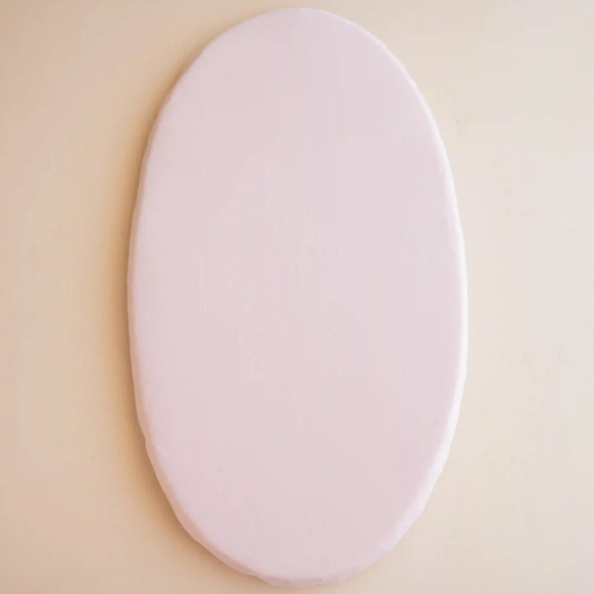 Oval Bassinet Sheet in Blush
