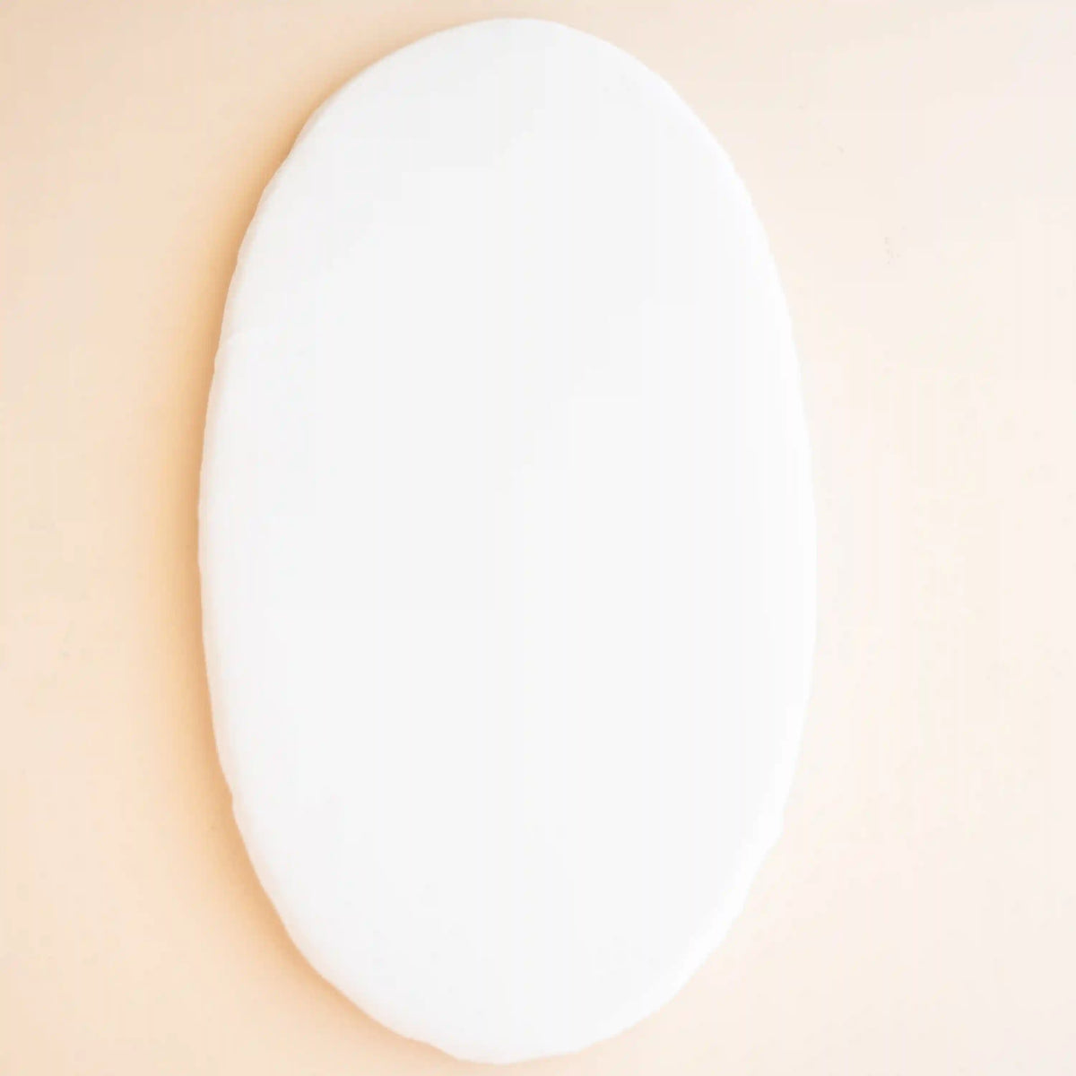 Oval Bassinet Sheet in Cloud