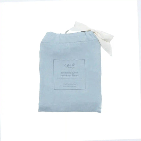 Oval Bassinet Sheet in Fog