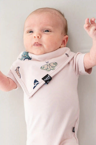 Bib in Blush Butterfly