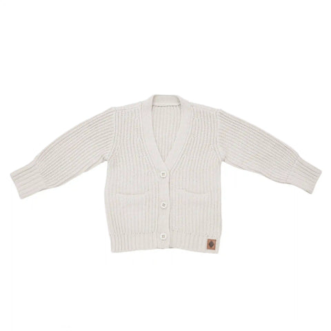 Chunky Knit Oversized Cardigan in Oat
