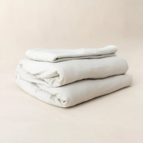 Fitted Sheet with Pillowcases in Oat